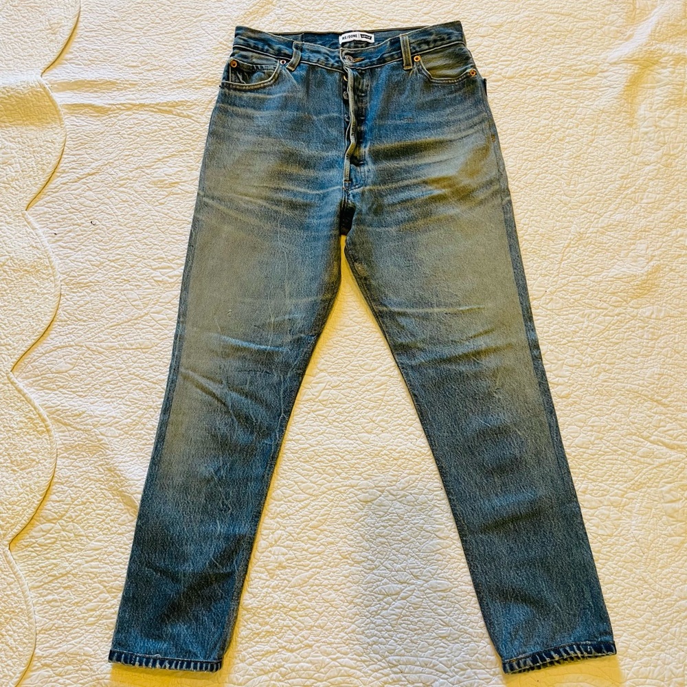 Re/Done Levi Sz 27 Vintage Whiskered jeans inseam 29"